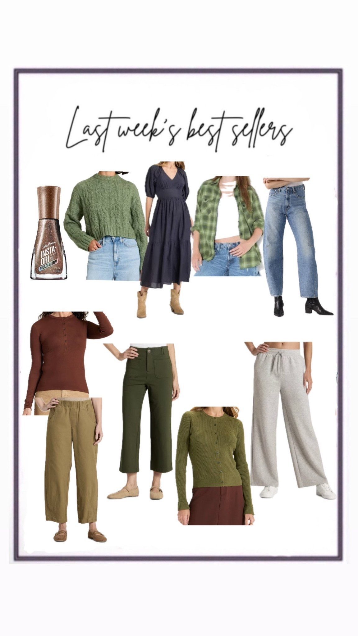 Last week’s best sellers


#LTKSaleAlert #LTKSeasonal #LTKFindsUnder100