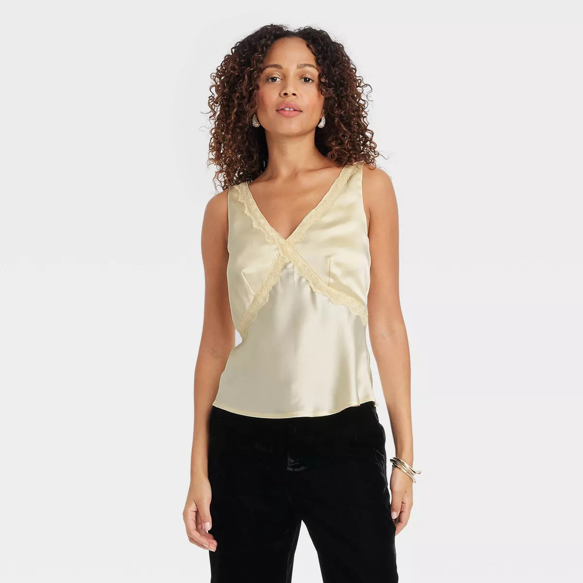Women's Lace Trim blouse - A New Day™ | Target