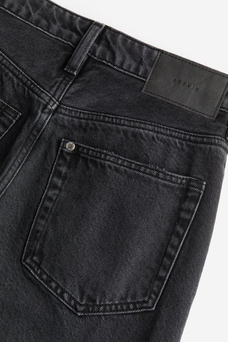 Straight High Jeans - Black - Ladies | H&M US | H&M (US + CA)