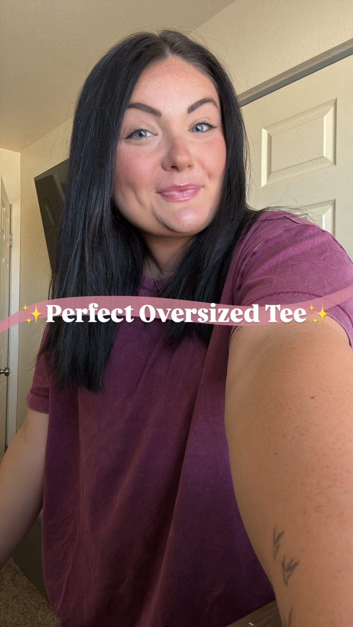 The cutest most comfortable oversized tee’s!! On sale too - RUN 🤩
Wearing size: XL