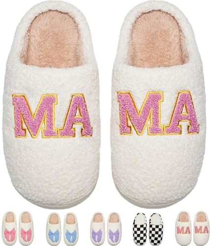 Cute Bow House Slippers with Memory Foam Non-Slip Indoor Outdoor | Amazon (US)