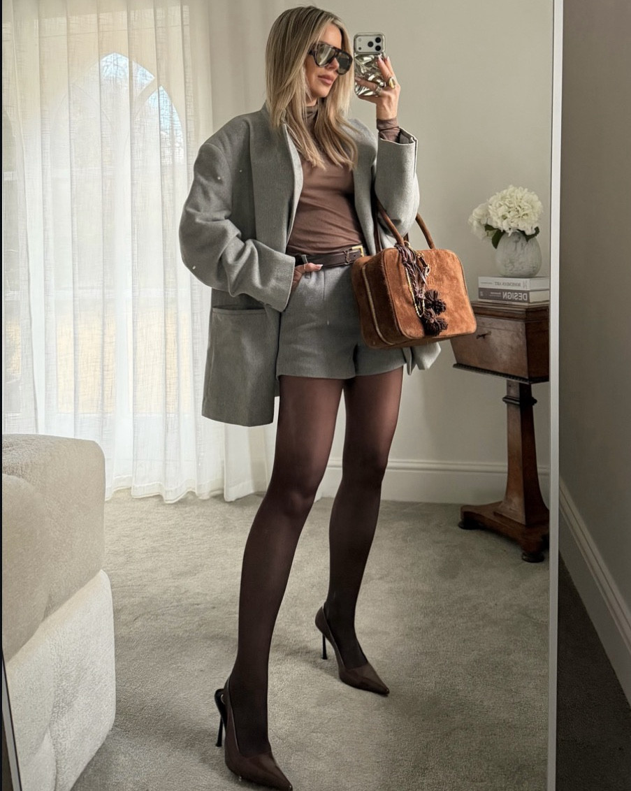 One look ~ two ways with heels or flats 🤎 #outfitinspo #blazerstyle #styletip 

#LTKuk #LTKwinter #LTKluxury