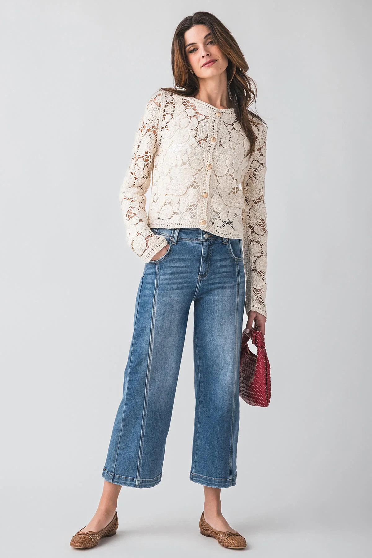 Risen Eve Seamed Jeans | Social Threads