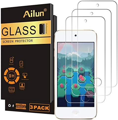 Ailun Screen Protector for iPod Touch 7 Touch 6 Touch 5 Curved Edge Tempered Glass 3Pack Compatible  | Amazon (US)