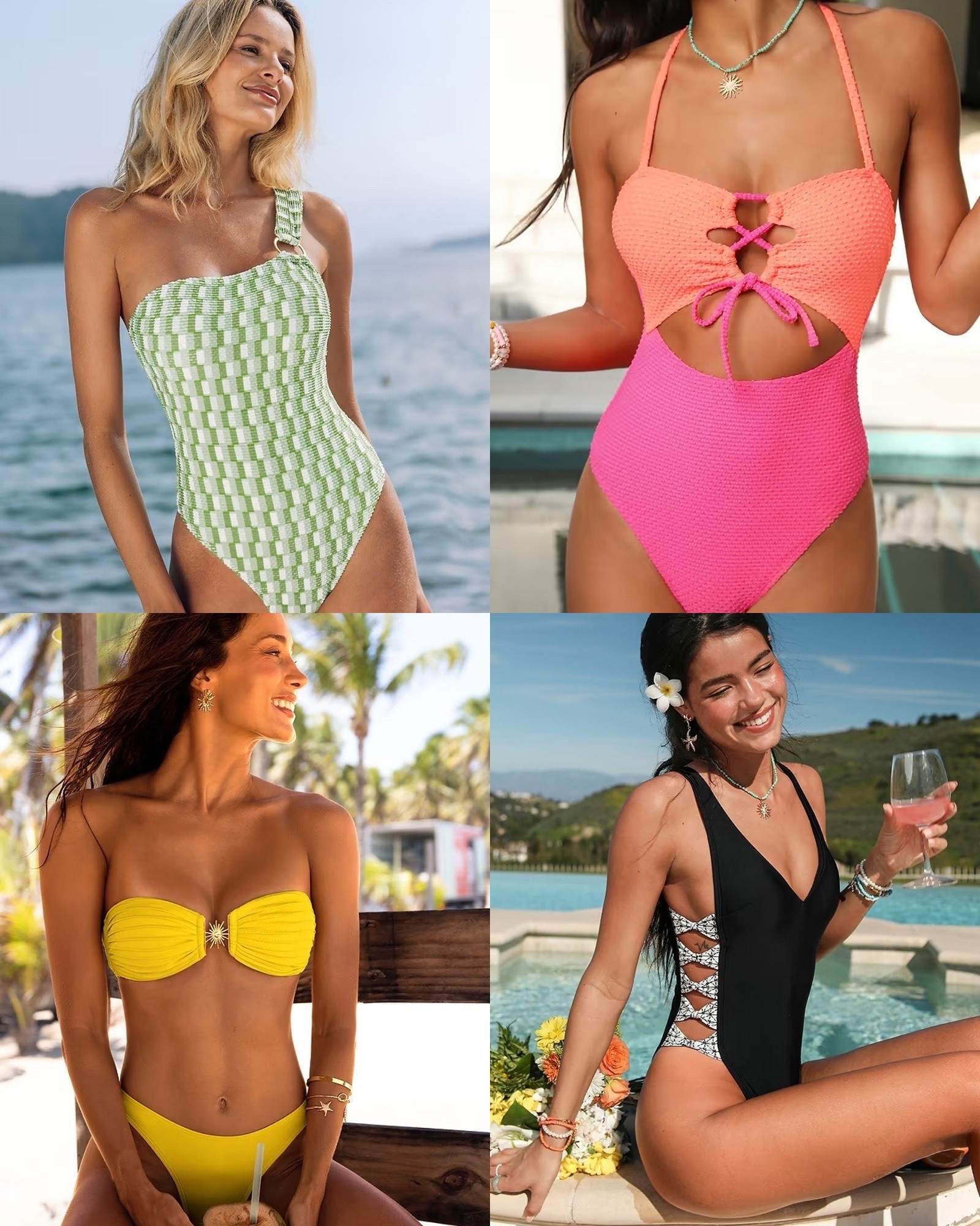 ☀️ Summer Swimwear Edit 2026 ☀️

The swimsuits everyone keeps asking about! From flattering one-pieces to vibrant bikinis, these are the styles I’m packing for beach days, pool weekends, tropical vacations, and everything in between. 🌴✨

I love finding swimsuits that feel designer-inspired without the designer price tag, and these picks are giving major luxury resort vibes. Whether you’re looking for a chic one-shoulder suit, a fun color-block moment, a classic black one-piece, or a bright sunshine bikini, I’ve linked all my favorites!

💛 Perfect for:
✔️ Summer vacations
✔️ Beach trips
✔️ Resort wear
✔️ Pool parties
✔️ Cruise outfits
✔️ Mom-friendly swimwear
✔️ Trendy swim styles 2026

Shop all my favorite swim finds through the LTK app! 🛍️

#LTKSwim #LTKStyle #LTKSummer #Swimwear #OnePieceSwimsuit #BikiniStyle #ResortWear #VacationStyle #BeachVacation #SummerFashion #PoolsideStyle #MomStyle #AffordableFashion #VacationOutfits #BeachStyle #SummerOutfitIdeas #TravelStyle #TargetStyle #AmazonFashion #TrendingNow #FashionFinds #LTKTravel #CoastalStyle #ResortFashion #SummerMustHaves

#LTKSeasonal #LTKTravel #LTKSwim
