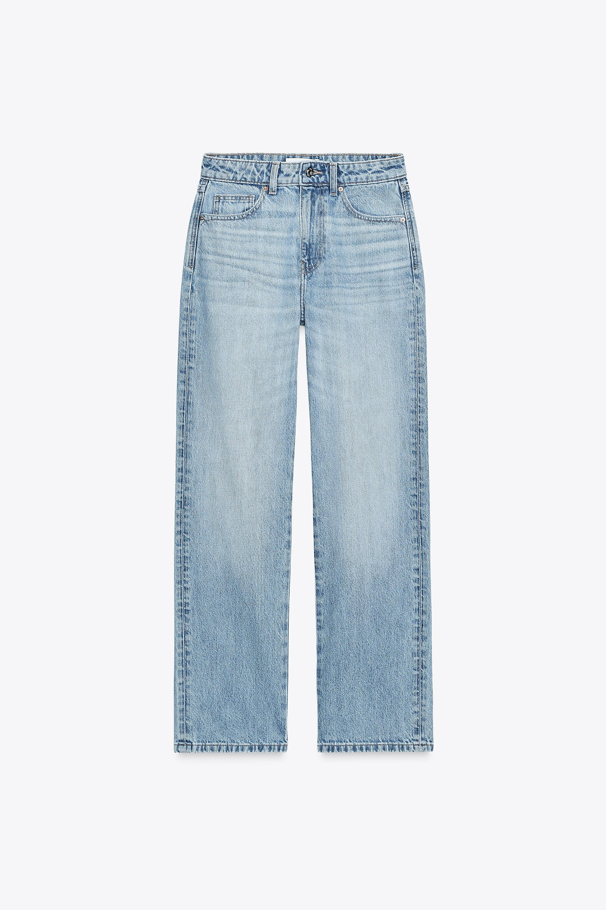 JEANS Z.03 REGULAR FIT HIGH-WAIST LONG LENGTH | Zara UK