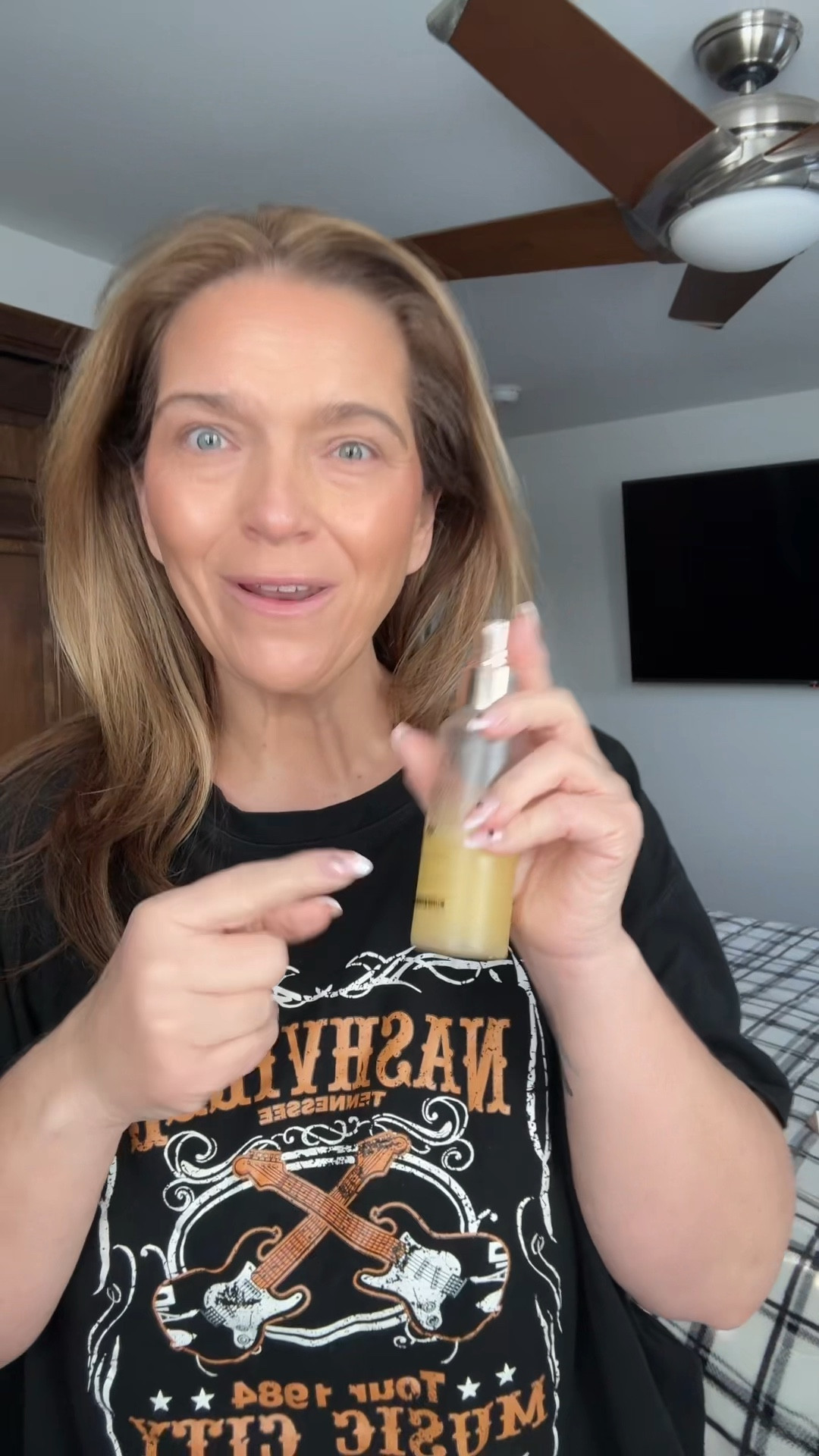 First spray serum that leaves skin hydrated and radiant. You can use this as part of your skincare routine, to set your makeup or refresh and hydrate your skin throughout the day 

#LTKselfcare #LTKOver40 #LTKBeauty