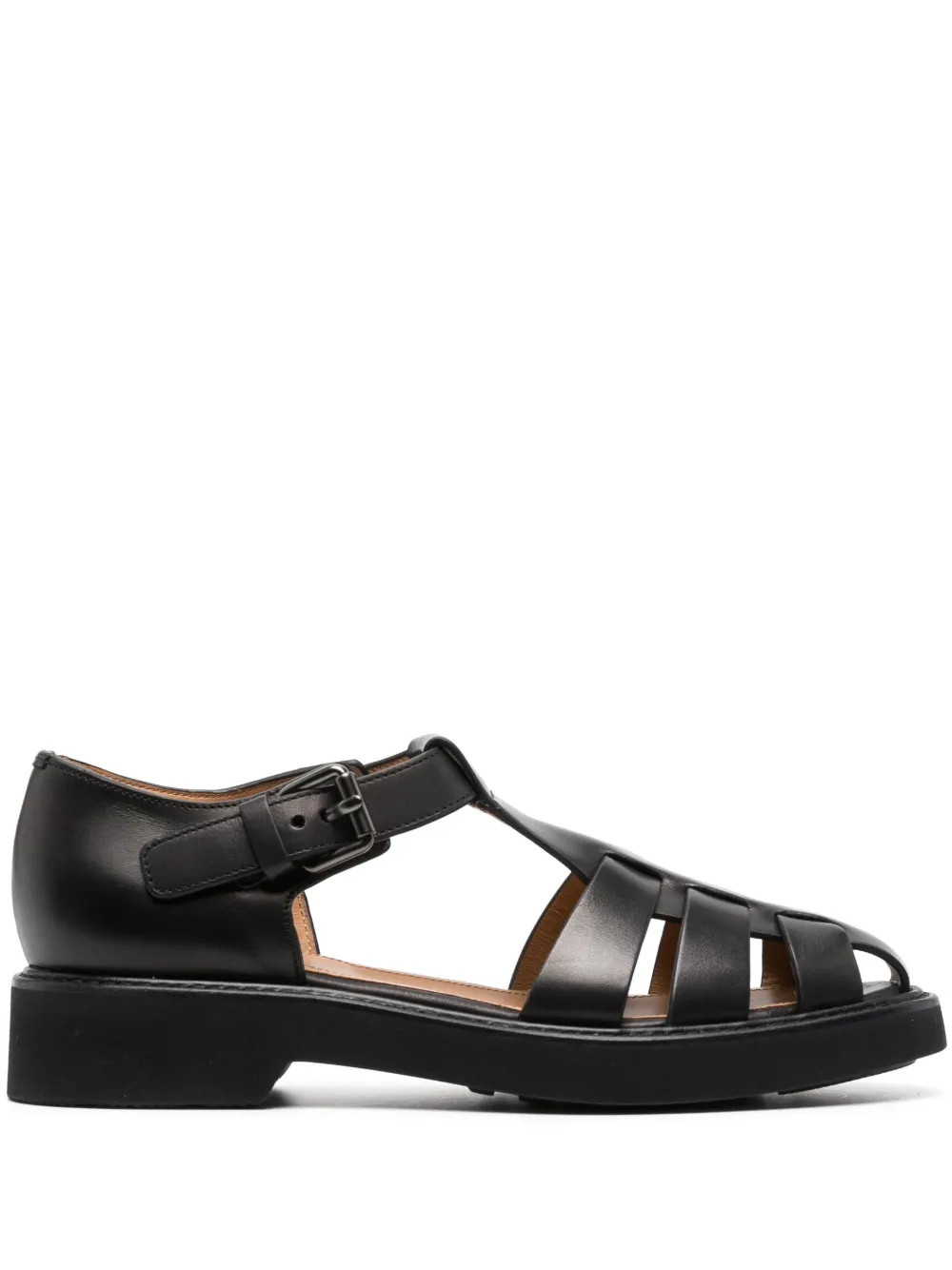 Church's Hove Caged Sandals | Black | FARFETCH | Farfetch Global
