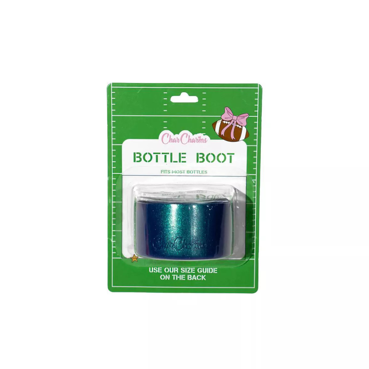 CharCharms Tailgate Water Bottle Boot Blue | Target