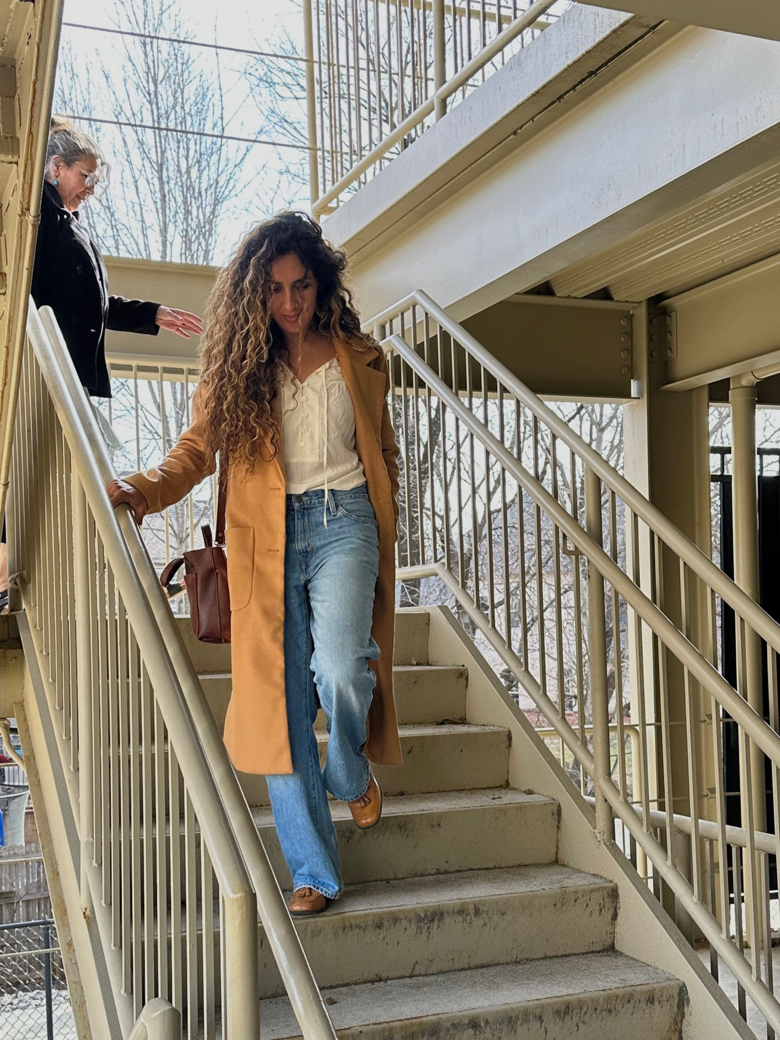 Church outfit ✝️🙏🏽✨
Jeans, silk blouse, loafers and a maxi coat.

#LTKStyleTip #LTKMostLoved #LTKSaleAlert