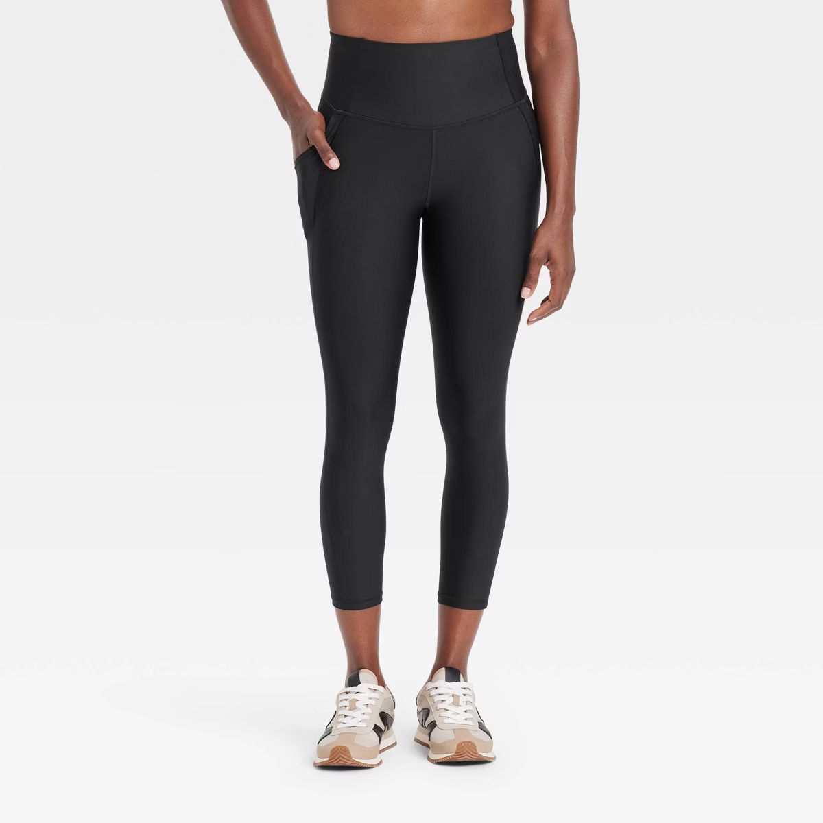 Women's Effortless Support High-Rise Pocketed Capri Leggings - All In Motion™ | Target