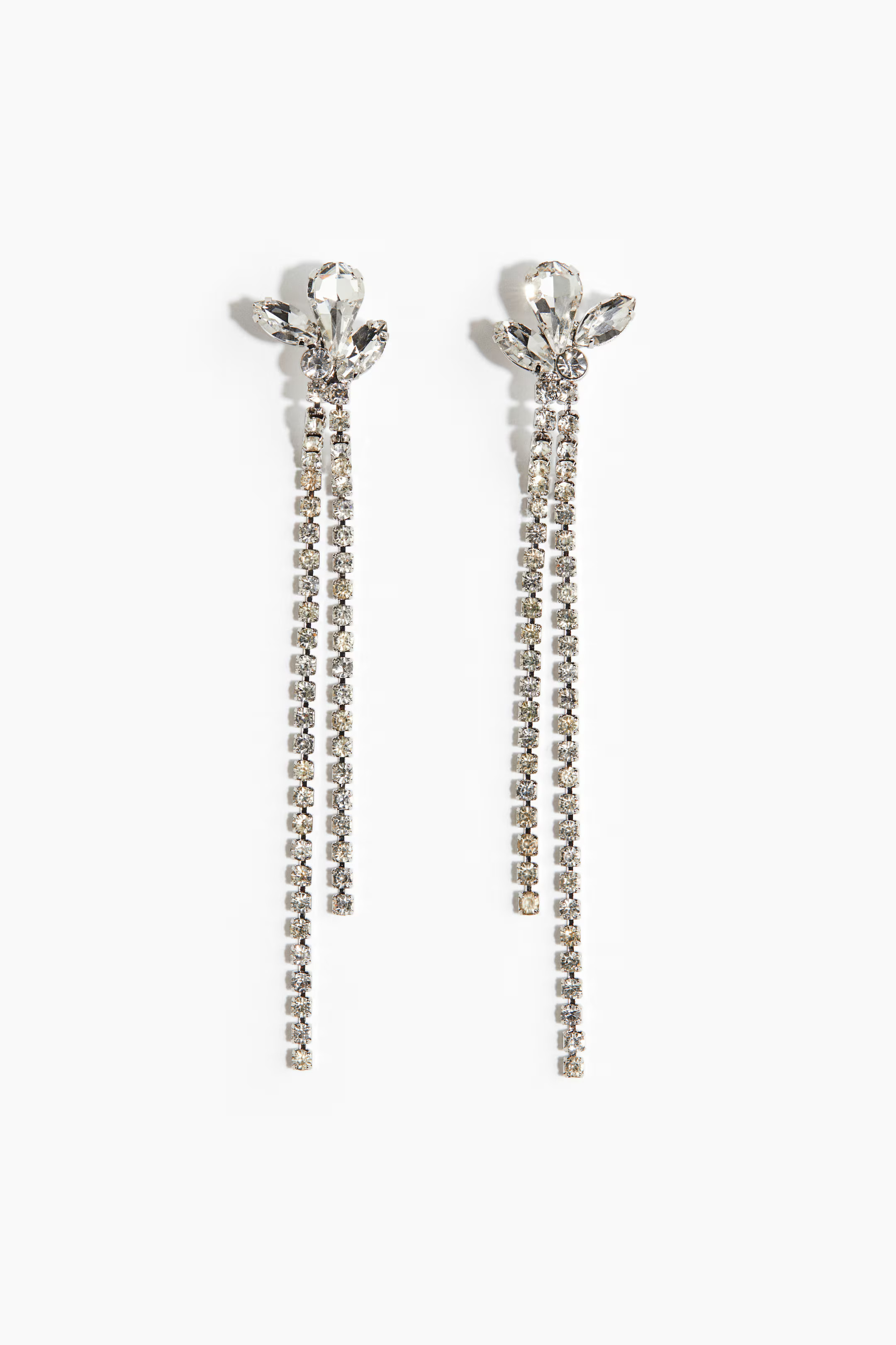 Rhinestone-chain earrings | H&M (UK, MY, IN, SG, PH, TW, HK)