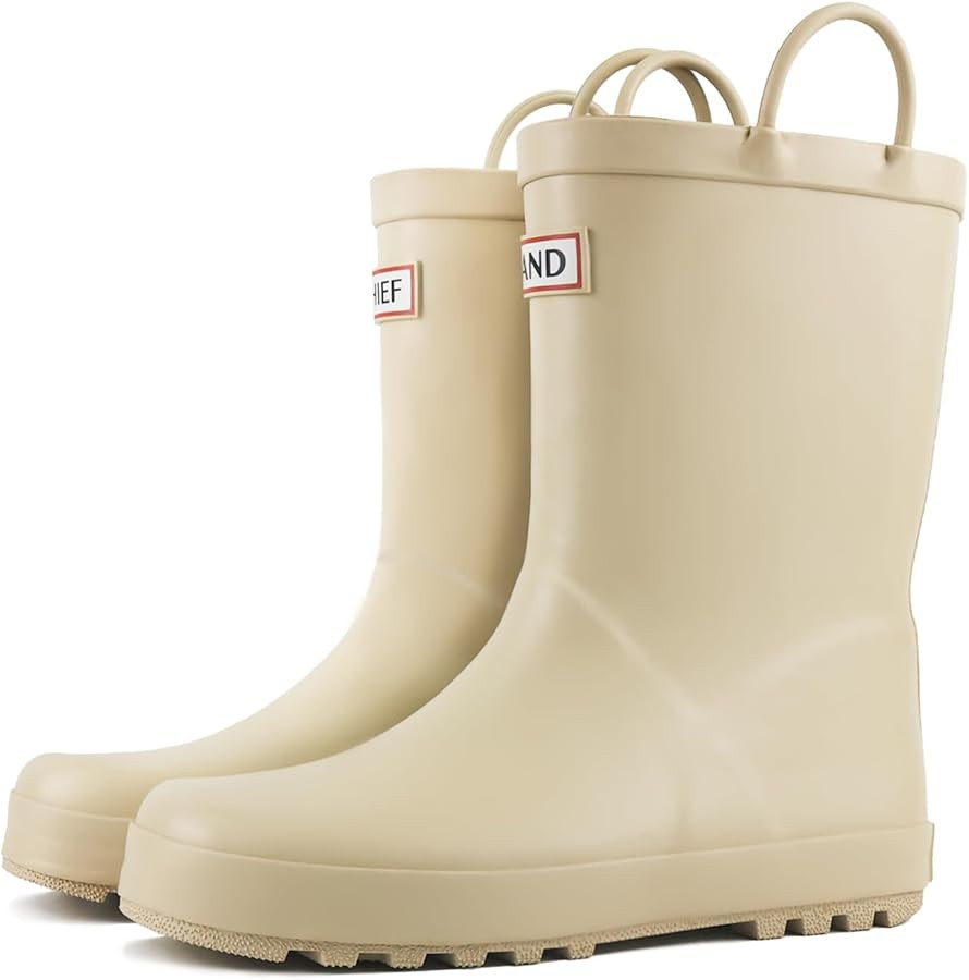 landchief Kids Rain Boots Premium Collection, Waterproof Natural Rubber Boots for Toddlers and Ki... | Amazon (US)