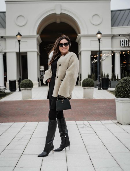 Love this classic coat paired with the modern sleek boot!

#LTKstyletip #LTKover40