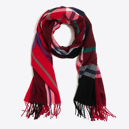 Classic plaid scarf | J.Crew Factory