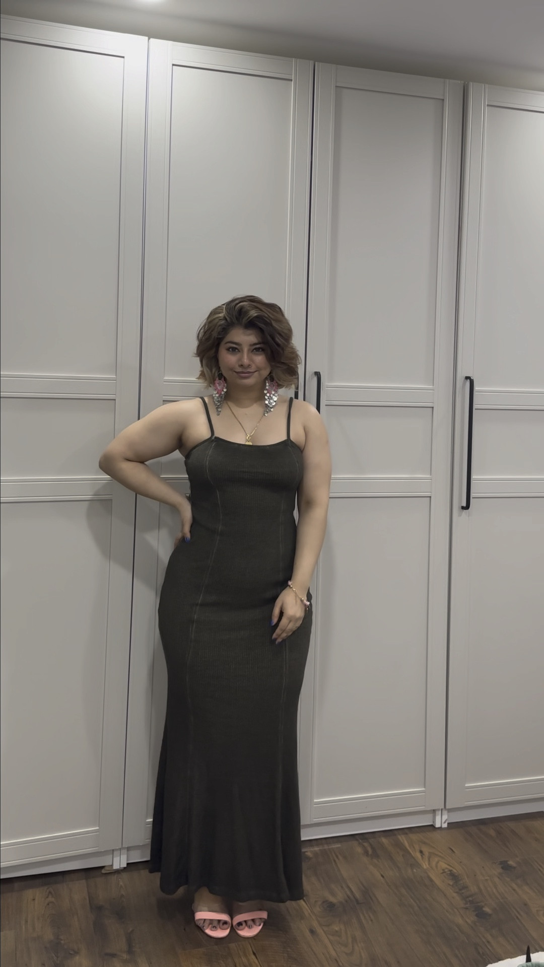 Edgy Body con dress. 

#LTKVideo #LTKSpringSale #LTKmidsize