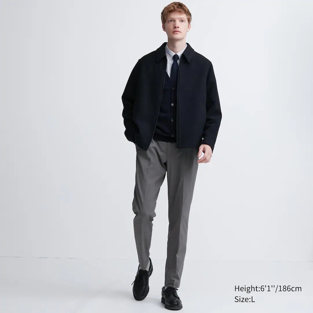 Smart Ultra Stretch Ankle Length Trousers (Long) | UNIQLO (UK)