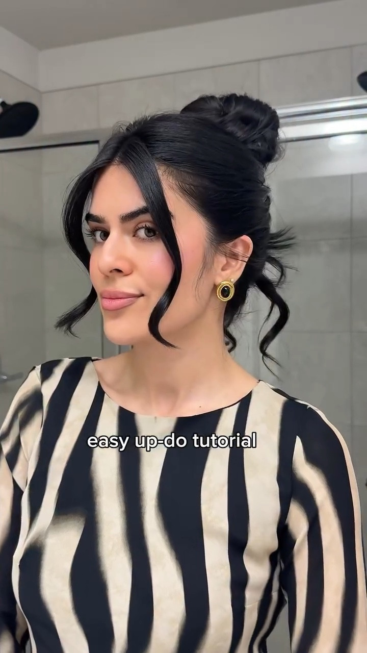 my go to up-do 🤍

