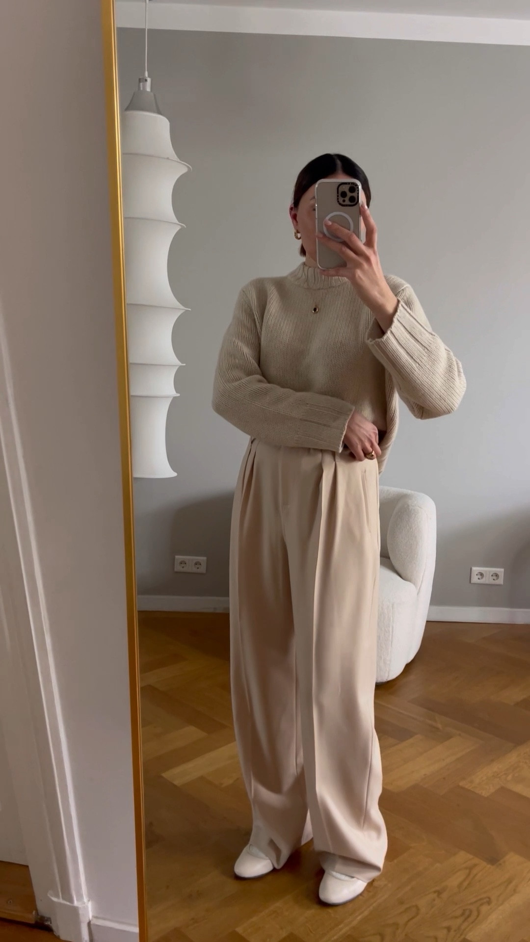 Sezane wide leg trousers styling and selection of similars 

#LTKSeasonal #LTKstyletip #LTKVideo