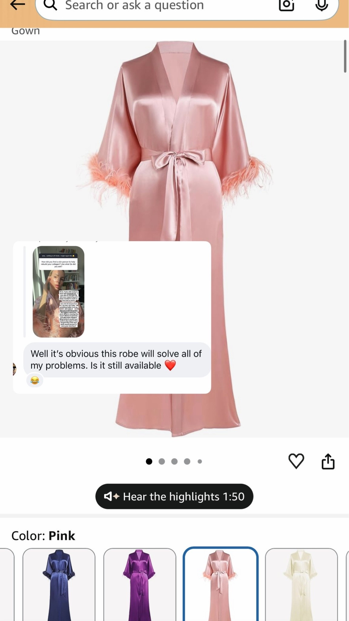 No one believes me that this robe is Amazon. I own it in about four different colors. In fact, I’m going to buy a new color. I love it so much! ￼

#LTKdayinmylife #LTKTravel #LTKHome