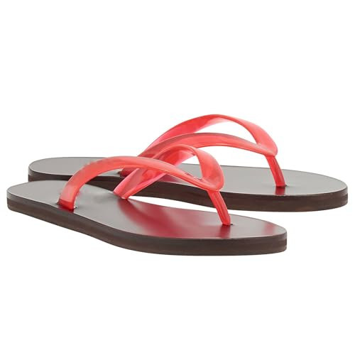 Molozoey Jelly Beach Flip Flop Sandals for Women Clear Jelly Slip on Comfortable Thong Sandals Slides Sandals Women Dressy Shoes | Amazon (US)