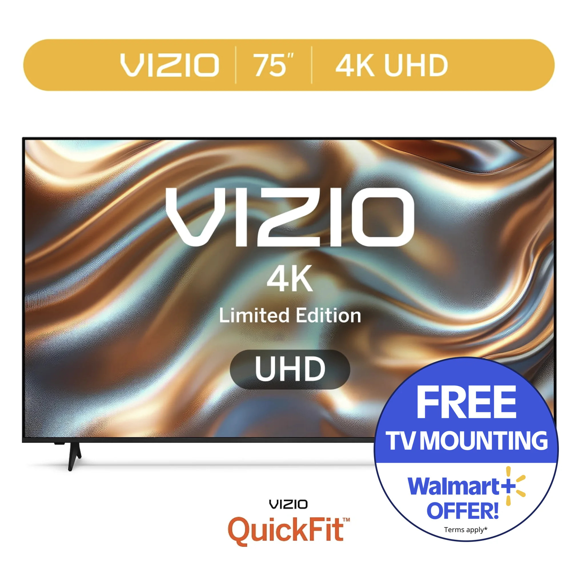 VIZIO 75” Class 4K UHD LED HDR Limited Edition Smart TV (NEW) V4K75X-08 | Walmart (US)