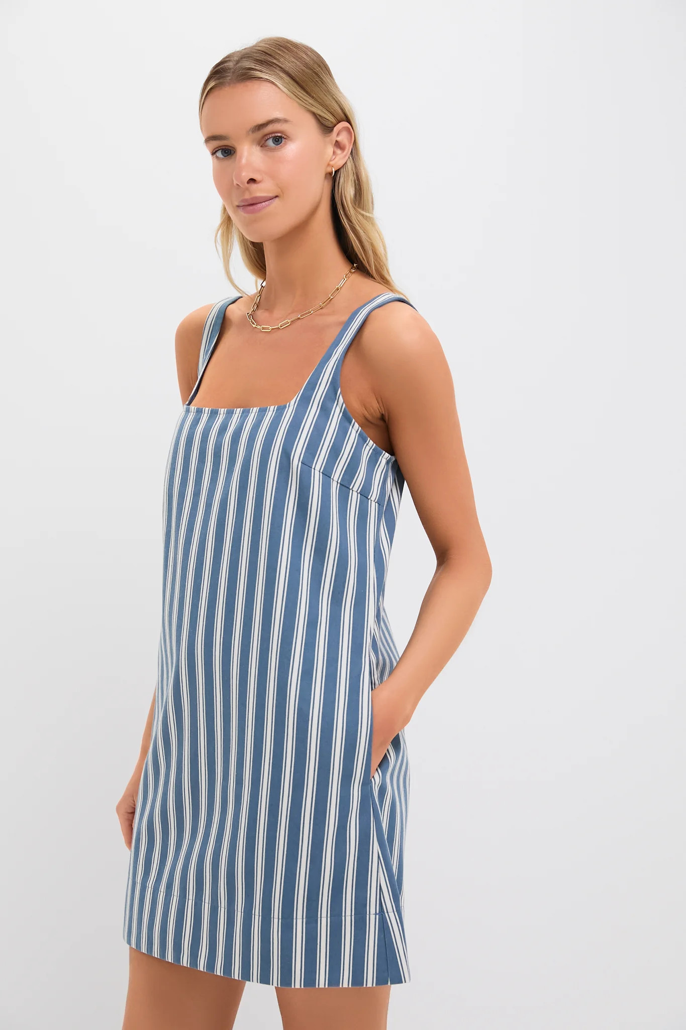 Lake Blue Stripe Cassie Dress | Tuckernuck (US)