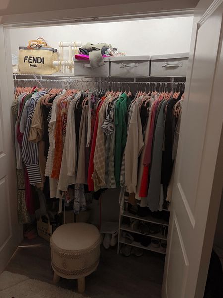 Linking some of my fave closet organization products like my necklace and bracelet holder, fabric storage cubbies for my
Workout sets, pants & other misc travel bags, white shoe shelf organizer 

#LTKhome #LTKunder50
