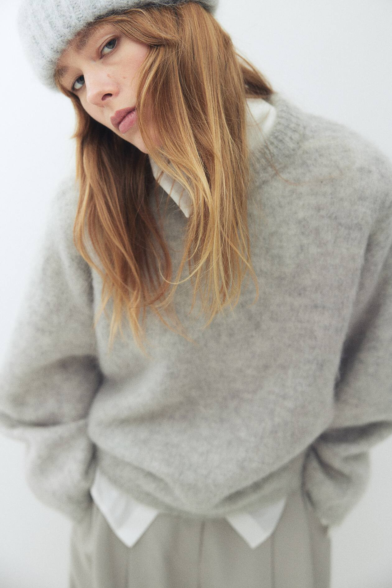 Oversized mohair-blend jumper | H&M (UK, MY, IN, SG, PH, TW, HK)