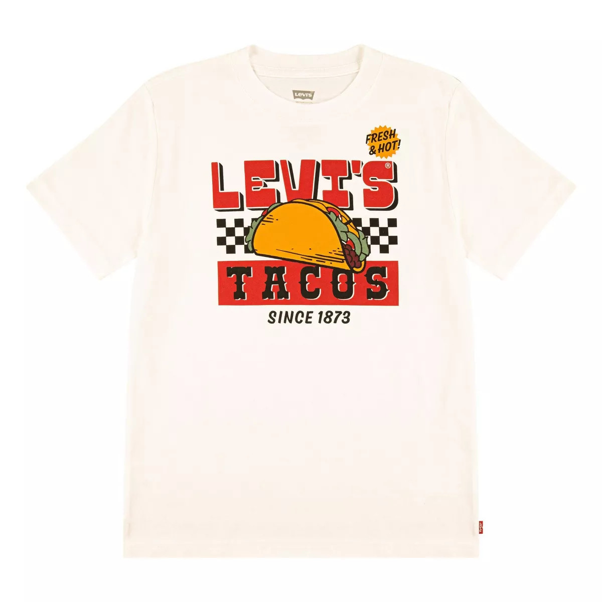 Levi's® Boys' Short Sleeve Graphic T-Shirt - Cream | Target
