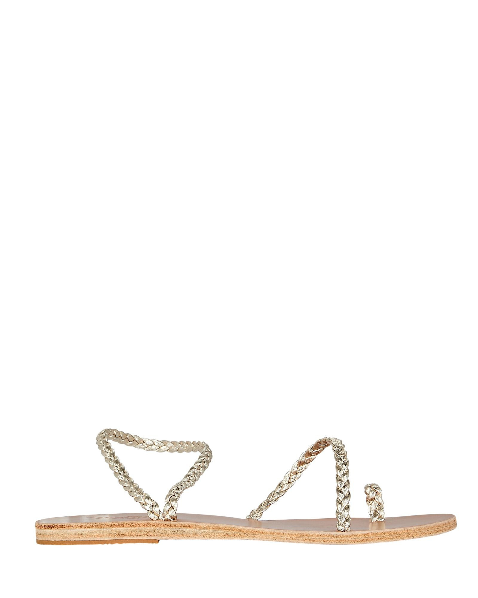 Eleftheria Braided Leather Sandals | INTERMIX