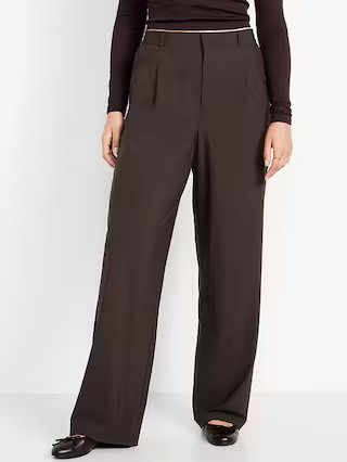 High-Waisted SleekTech Trouser Pants | Old Navy (US)