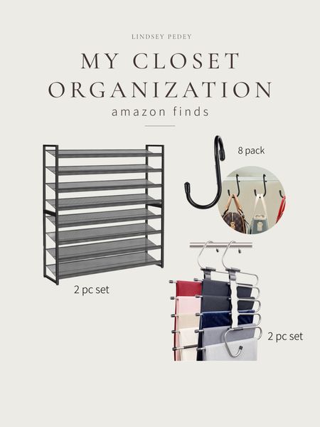 The hooks are my favorite for shorts!!! Loving that the shoe rack is adjustable too! 

Home organization, closet organization, Amazon home, Amazon finds, shoe rack, pant hooks, purse, shorts 

#LTKHome #LTKFindsUnder50