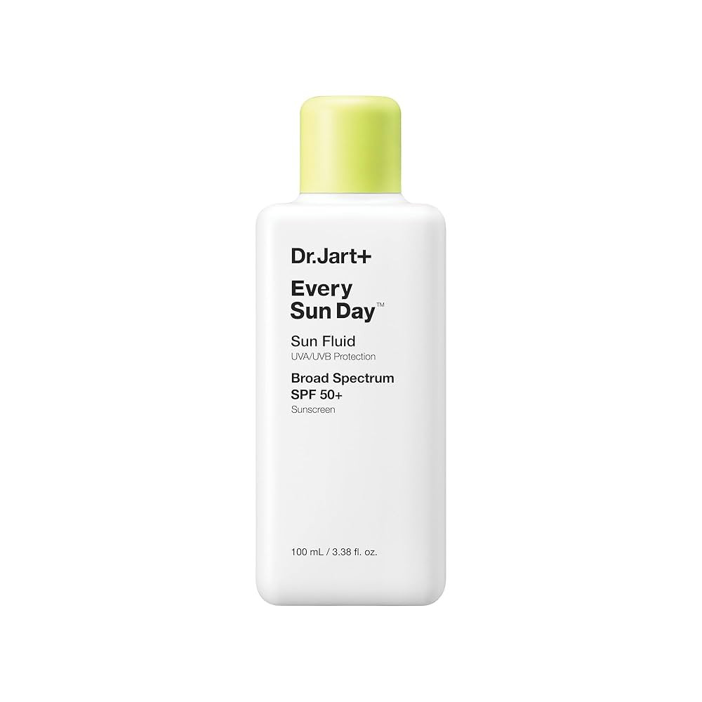 Dr.Jart+ Every Sun Day Sun Fluid Korean Sunscreen SPF 50+ for Face | Korean Skin Care, 3.38 Fl Oz | Amazon (US)