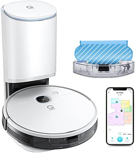 yeedi Vac Station Robot Vacuum and Mop, Self-Emptying 3 in 1, 30 Days Auto Empty, 3000Pa Suction,... | Amazon (US)