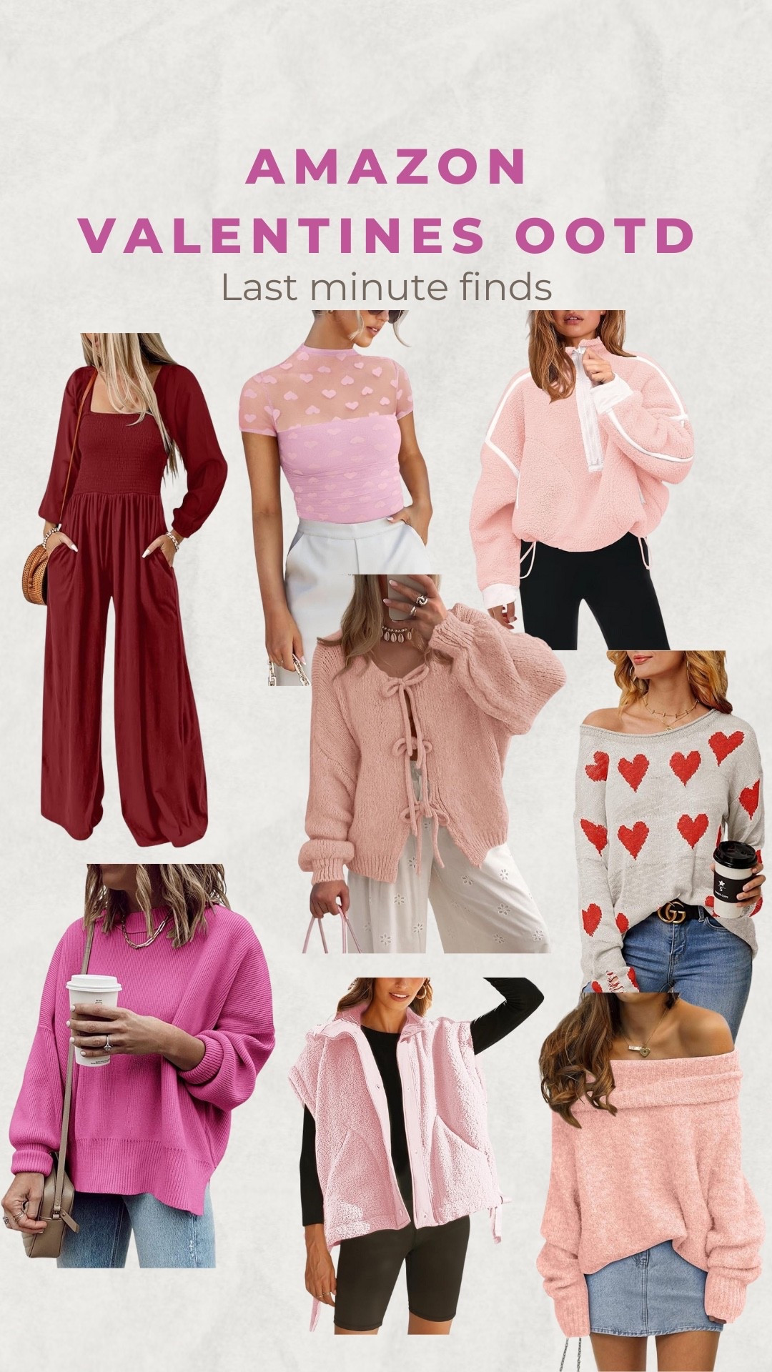 valentines day outfit women , comfy valentines fit, pink sweater, red sweater, heart sweater, valentines ootd 

#LTKootd #LTKSaleAlert #LTKValentine