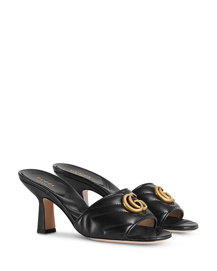 Women's Double G High Heel Slide Sandals | Bloomingdale's (US)