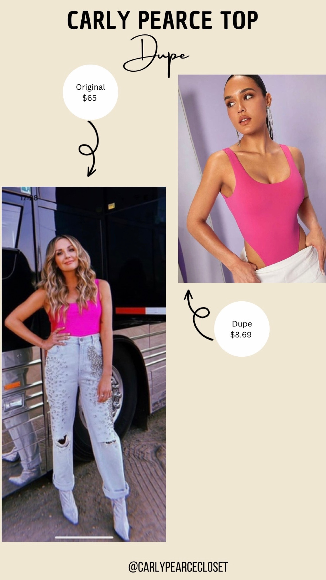 Dupe for Carly Pearce’s bodysuit

Good American • SHEIN • Outfit ID

#LTKunder50 #LTKFind #LTKstyletip