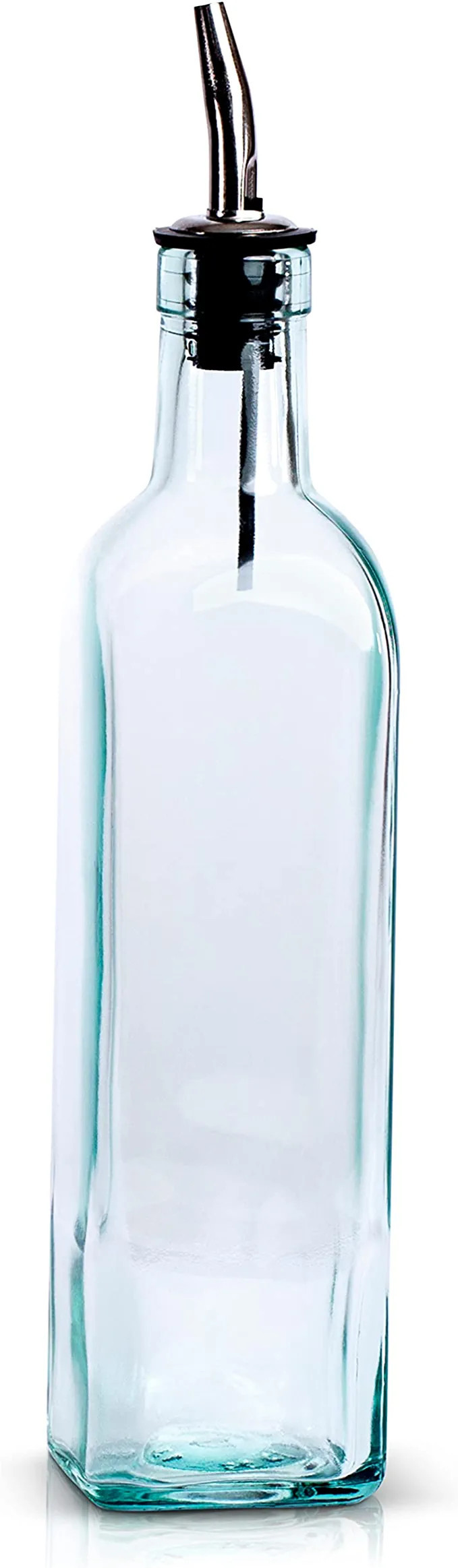 EHOMEA2Z Italian Glass Oil And Vinegar Cruet 16 Oz, Olive Oil Dispenser With Stainless Steel Spou... | Amazon (US)