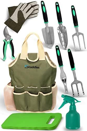 Scuddles Garden Tools Set, Gardening Tools Heavy Duty Great for Bonsai Gardening, Home Gardening,Gif | Amazon (US)