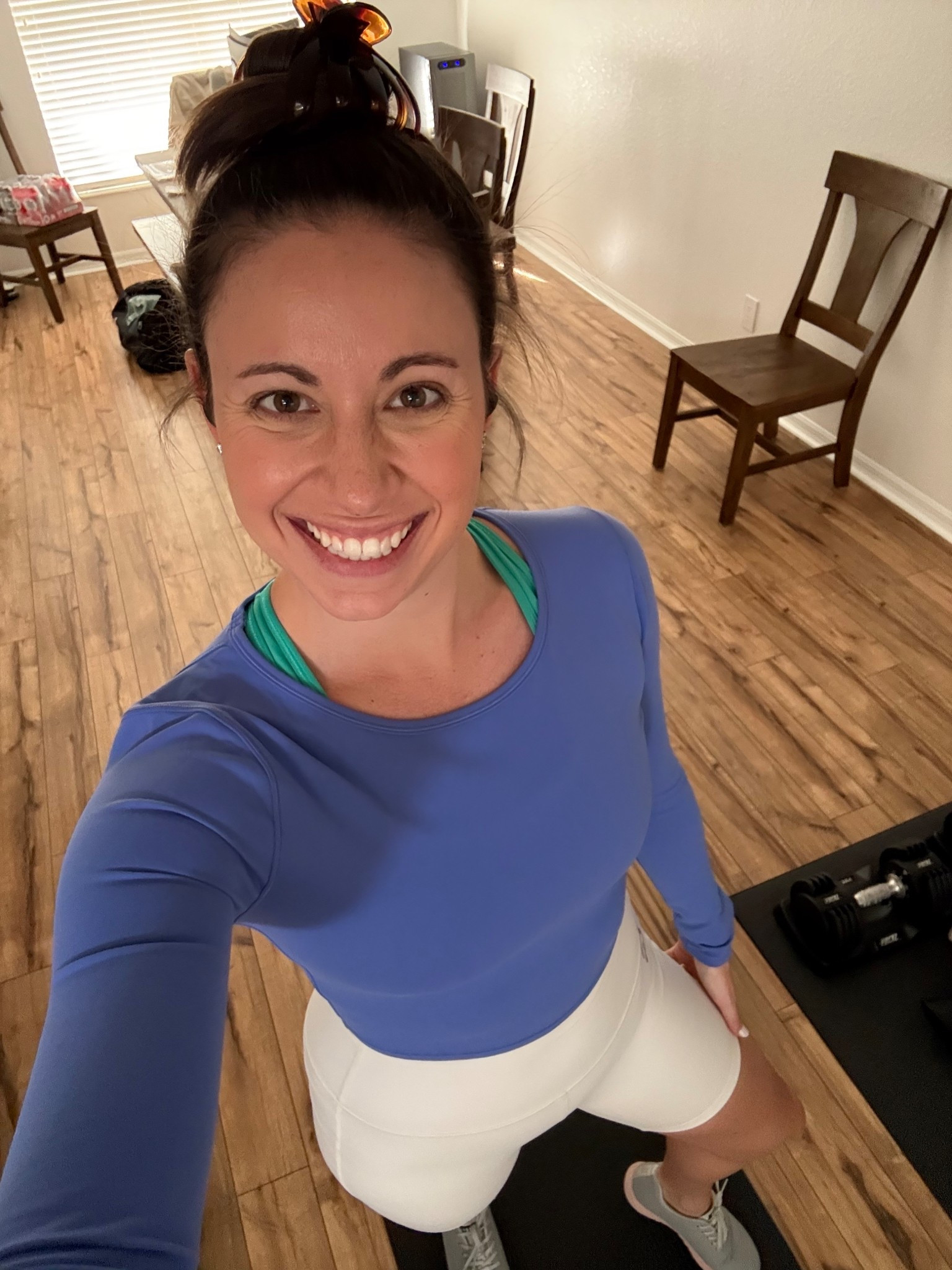 Workout ready in Lululemon! Love a cropped top and bike shorts as a combo for workouts with the Nobull shoes!!

#LTKActive #LTKfitnessgoals #LTKdayinmylife