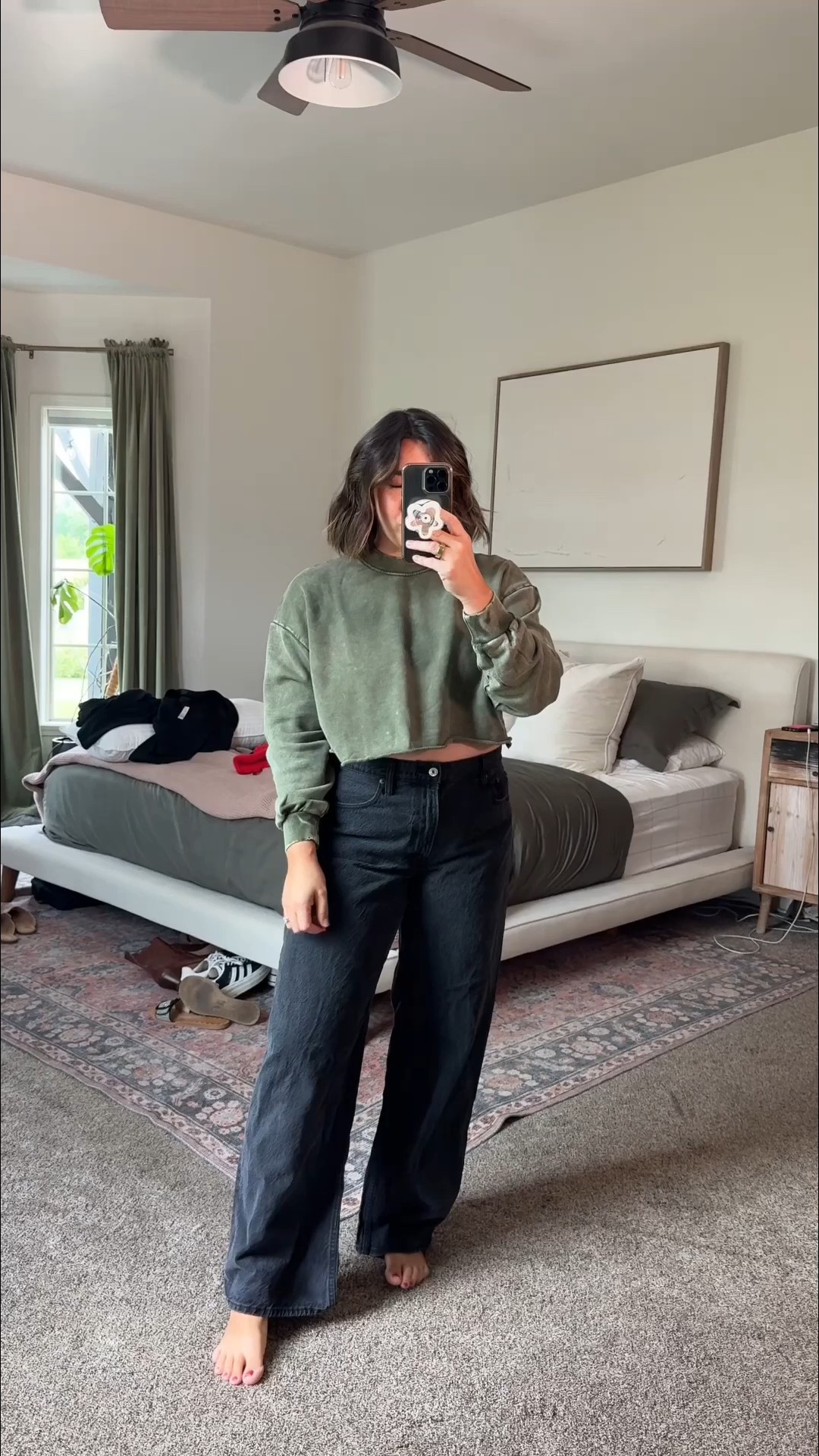 Last chance to grab my fav jeans on sale! My favorite jeans are back in stock and on sale!! Low rise ultra loose jean! Size: 30R they have an intentional loose fit, no stretch and very comfortable

#LTKSaleAlert #LTKMidsize #LTKootd