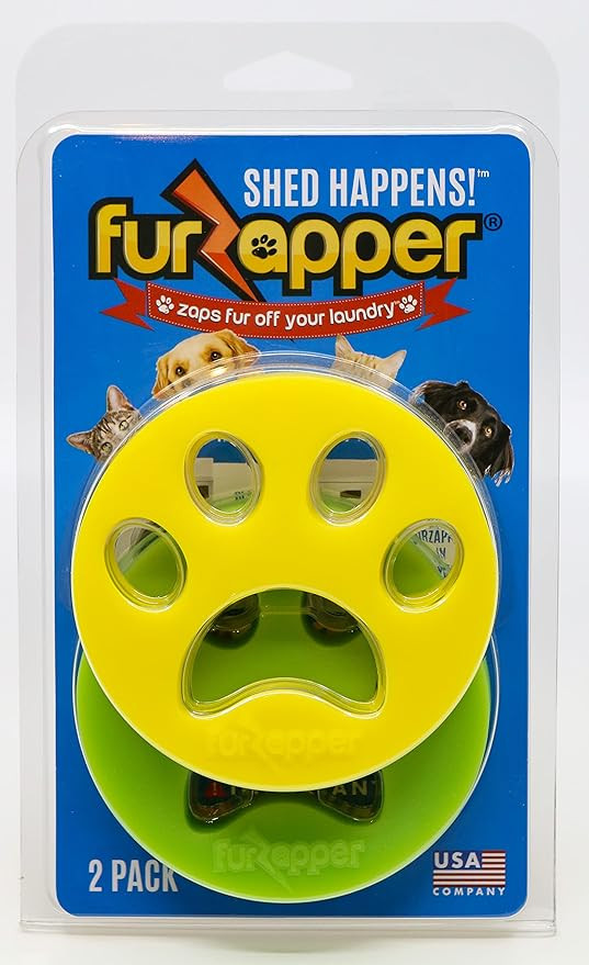 FurZapper Pet Hair Remover for Laundry, 2 Pack - Reusable Dog & Cat Hair Remover Tool As Seen on ... | Amazon (US)