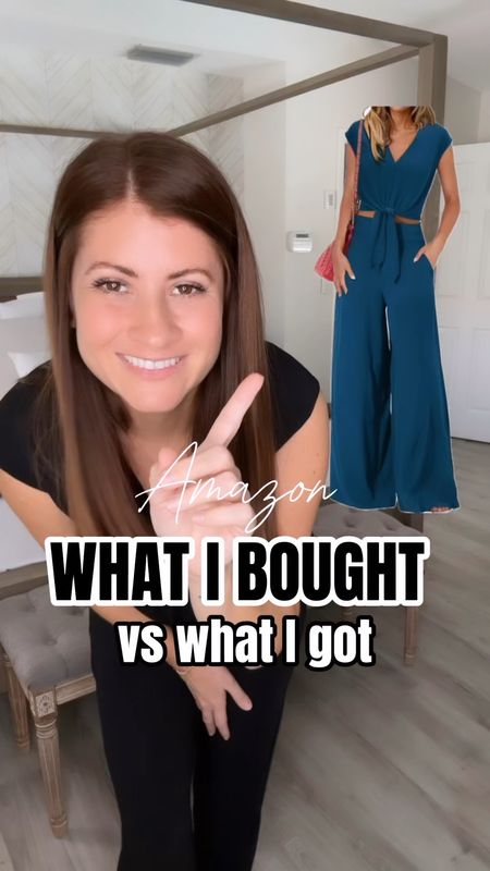 What I bought vs what I got | Amazon Edition! If you are looking for the perfect 2 piece vacation set, you’re welcome! 😉 This one is so good! Lightweight, comfy and has pockets! You can also wear a regular bra! 

Follow me for more affordable fashion and Amazon finds! 

Use code: 208LH4YI for 20% off through 2/18

Wearing a small! 

#LTKfindsunder50 #LTKstyletip #LTKsalealert