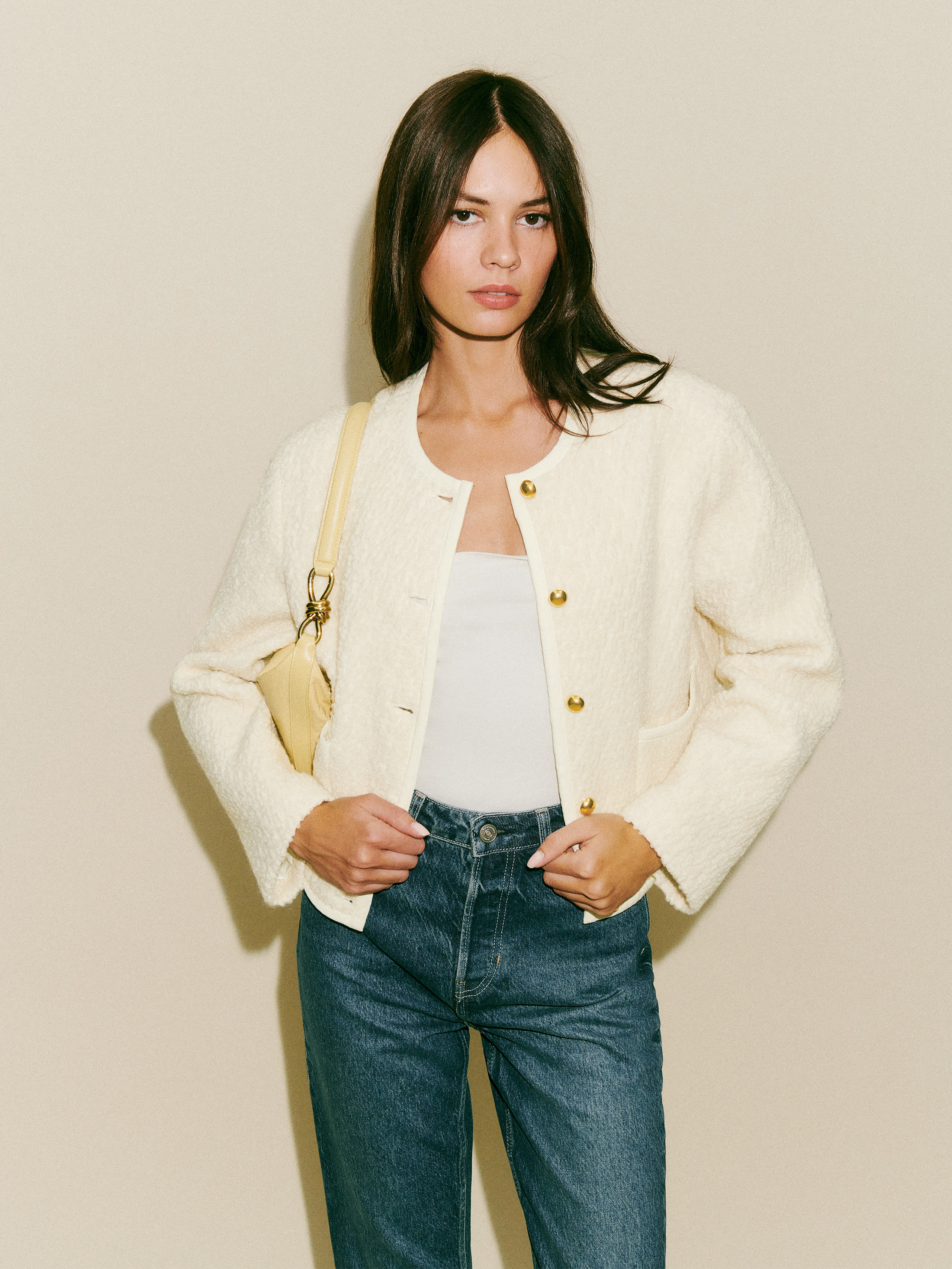 Dale Cropped Jacket | Reformation (Global)