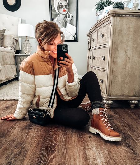 Thank you @walmartfashion❤️❤️ #walmartpartner I’m obsessed over this Time and Tru two toned lightweight puffer jacket..Omgosh!! I styled it with Time and Tru black jeans and those cute winter hiking boots also by Time and Tru. Crossbody by Time and Tru. All these items fits tts and so comfy for the cooler weather! More color options available. Check more out below! Isn’t it the cutest everyday outfit for fall 🍁
#Walmartfashion #walmart #walmartfinds #falloutfit #casualoutfit #falltrends

#LTKshoecrush #LTKunder50 #LTKsalealert