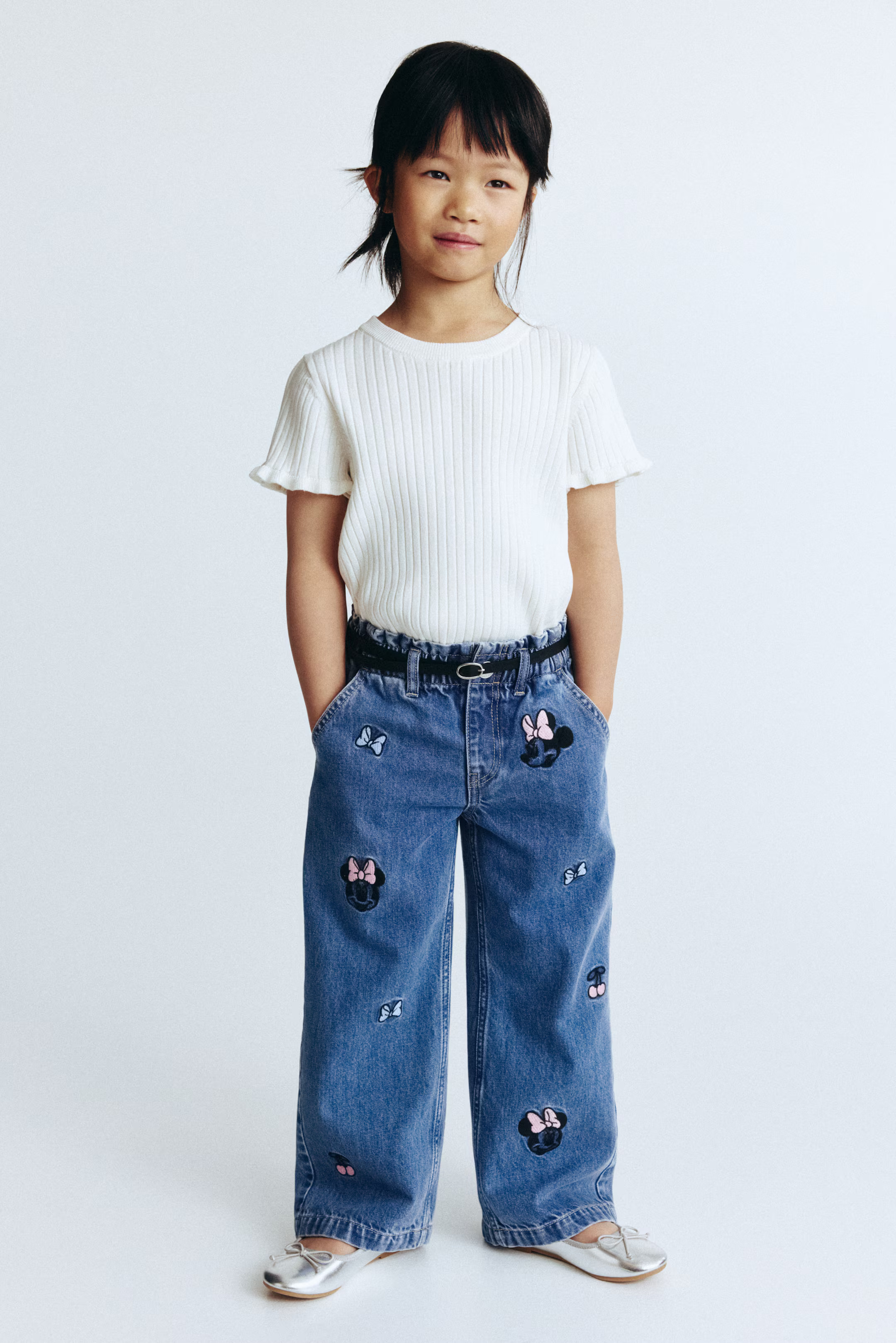 Wide-Leg Jeans with Motif | H&M (US + CA)