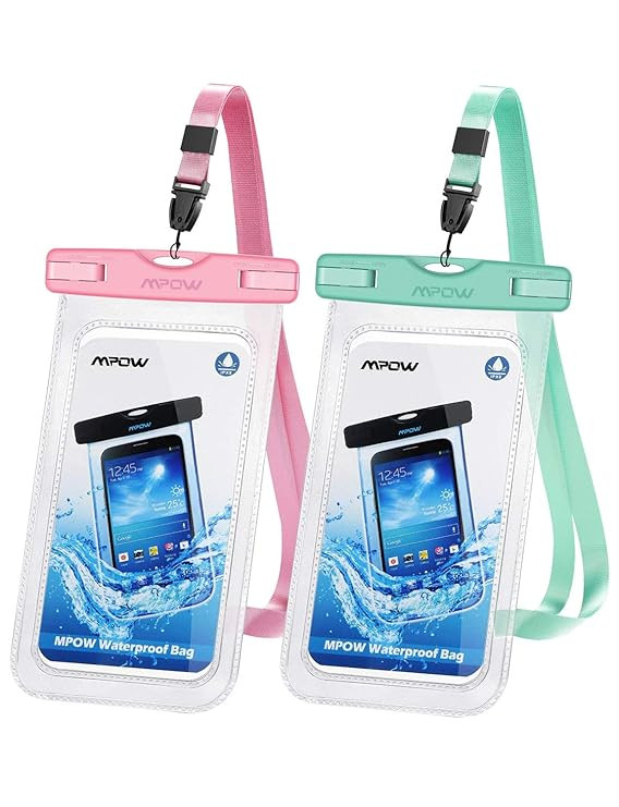 Mpow 097 Universal Waterproof Case, IPX8 Waterproof Phone Pouch Dry Bag Compatible for iPhone Xs ... | Amazon (US)