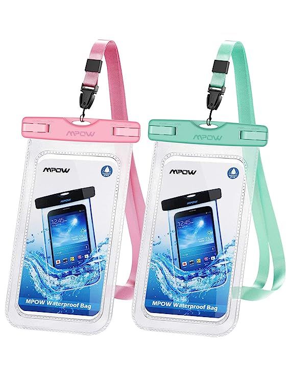 Mpow 097 Universal Waterproof Case, IPX8 Waterproof Phone Pouch Dry Bag Compatible for iPhone Xs ... | Amazon (US)