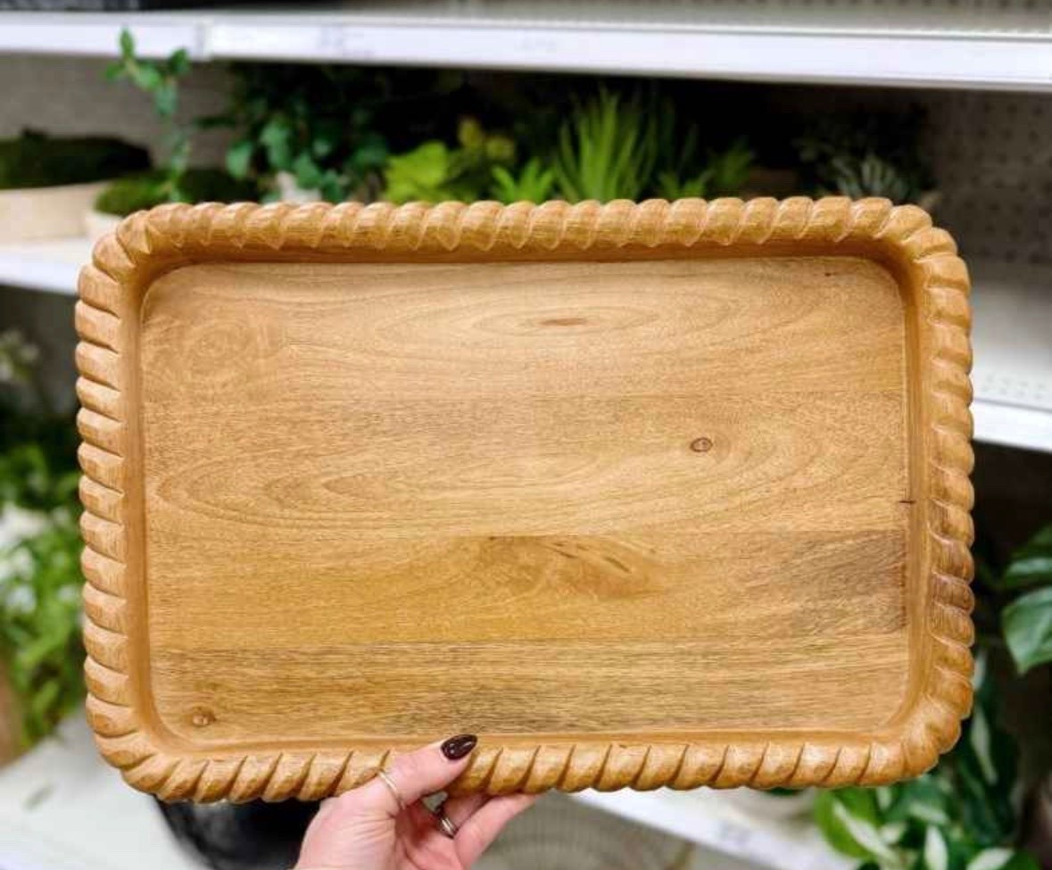 Braided wooden tray 
Target
Threshold 

#LTKHome